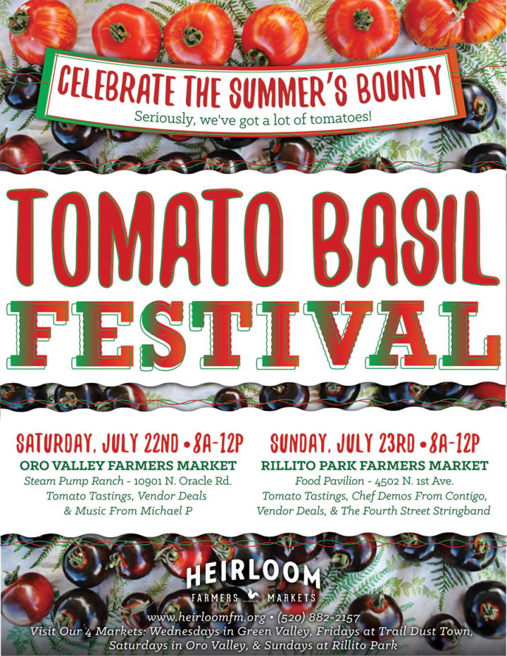 Tomato Basil Festival • Oro Valley / Heirloom Farmers Markets