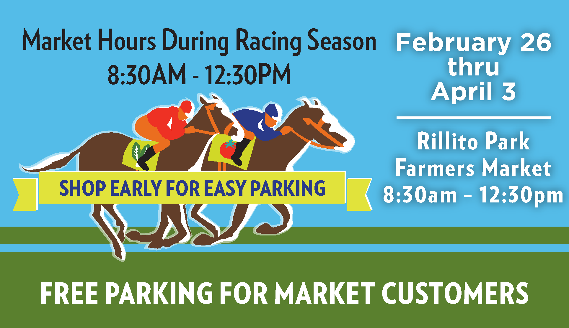 Rillito Park Time Change Feb 26thApril 3rd / Heirloom Farmers Markets