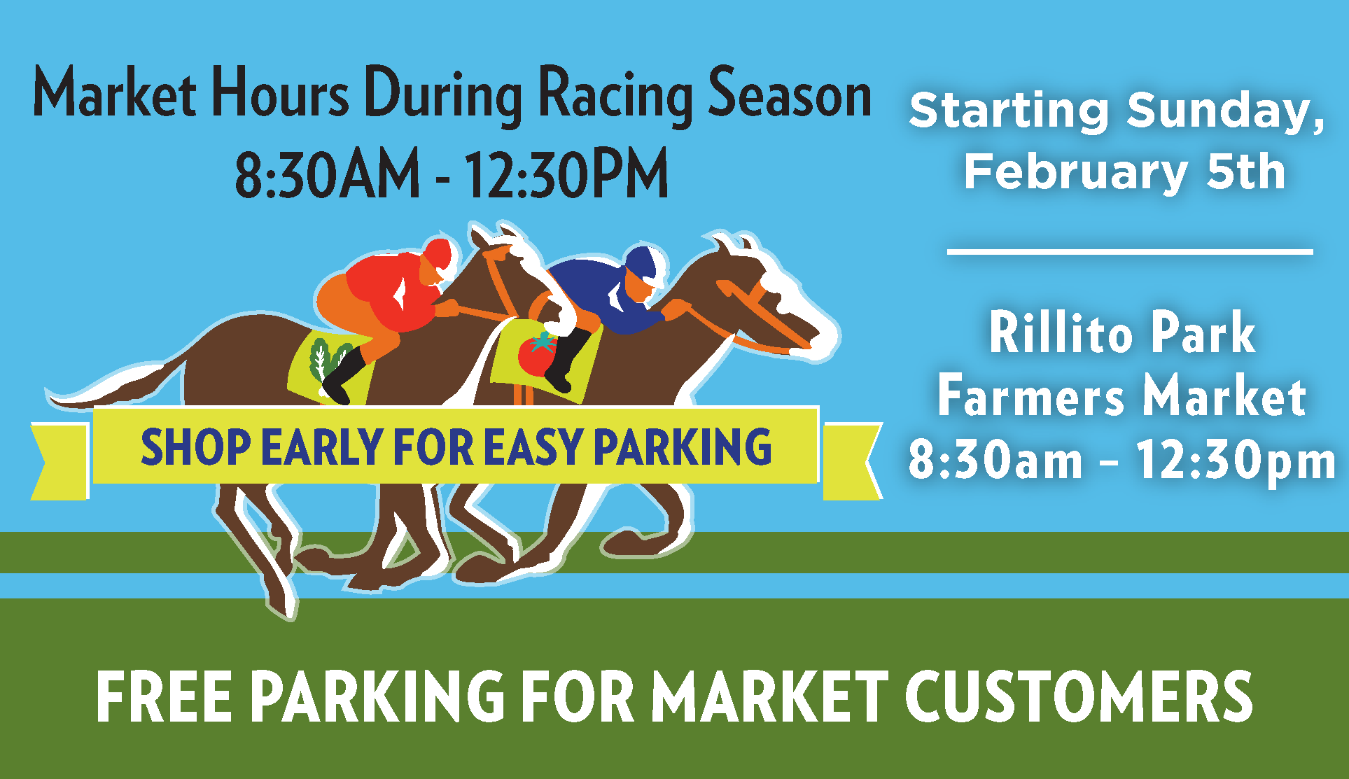 Rillito Park Time Change Feb 5thApril 2nd / Heirloom Farmers Markets