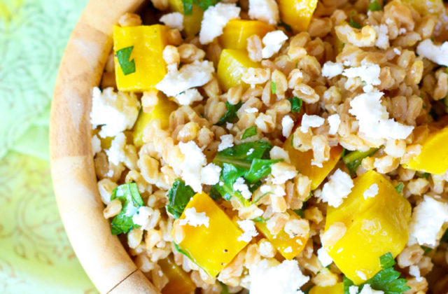 ROASTED BEET AND FARRO SALAD