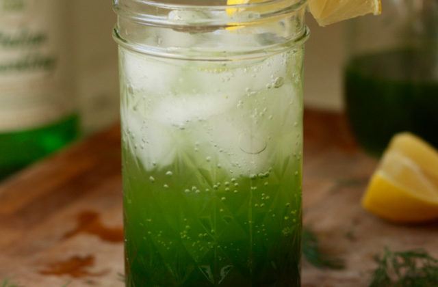 Sparkling Dill Lemonade