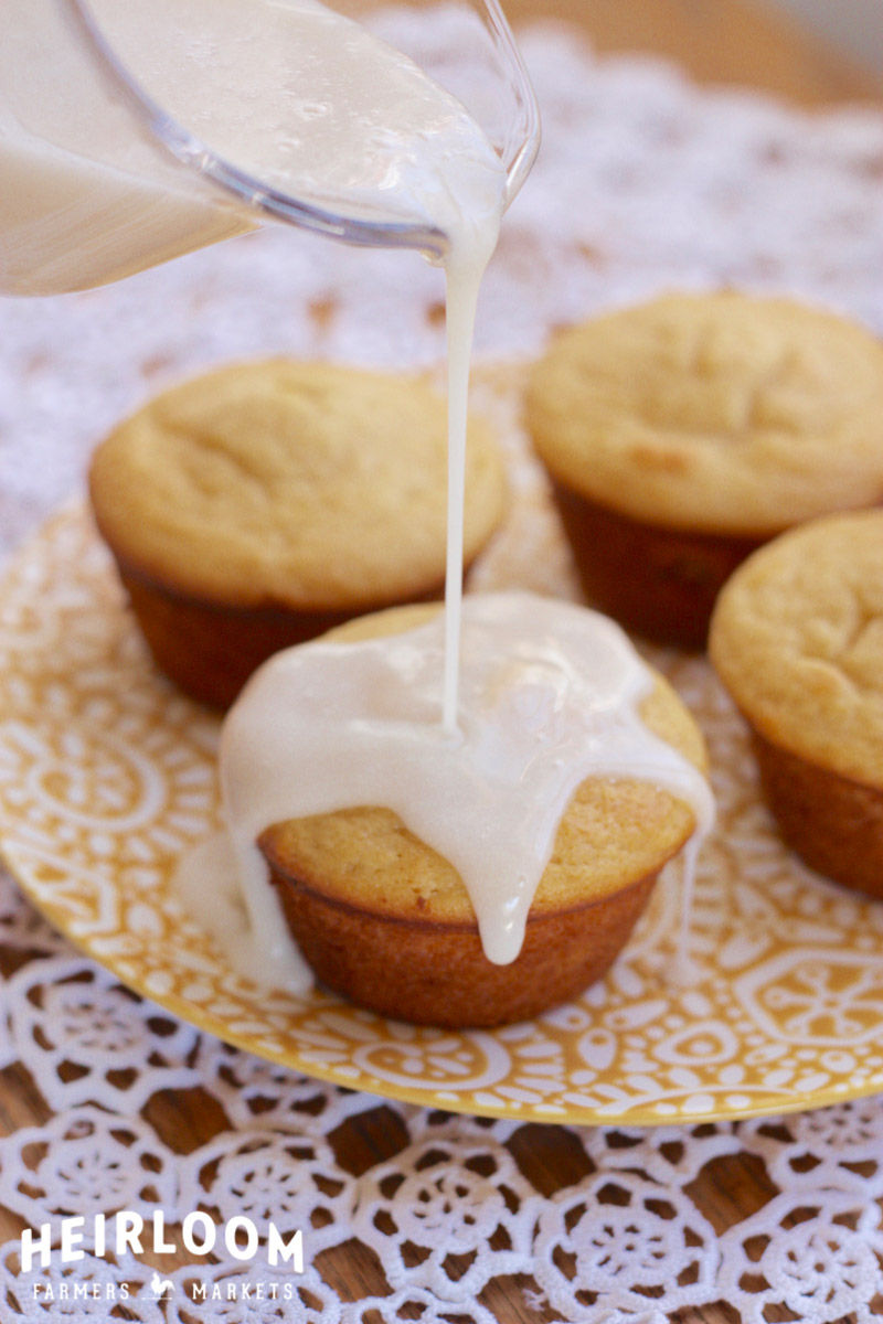 Lemon Olive Oil Cupcakes / Heirloom Farmers Markets